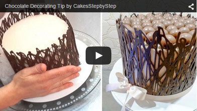 Cake Decorating With Chocolate, Decorating With Chocolate, Wedding Cake Decorating Ideas, Chocolate Drip Cake Birthday, Decorating Ideas Wedding, Frosting Decorating, Birthday Cake Icing, Chocolate Hacks, Sugar Decorations For Cakes