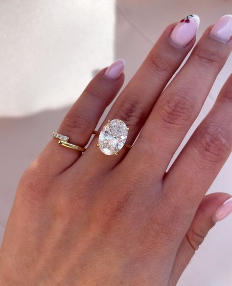 7.21cts of gorgeousness✨⁠
⁠
Our stunning Bethany Oval Solitaire with Hidden Halo! ⁠
⁠
Would you say yes to this beauty?🤍⁠
⁠
Details:⁠
Emma Oval Solitaire⁠
7.21cts | E | VVS2 Gold Oval Solitaire Engagement Ring, Elongated Oval Engagement Ring, Wedding Ring Goals, Most Popular Engagement Rings, Popular Engagement Rings, Oval Solitaire Engagement Ring, Engagement Ring Guide, Engagement Ring Photos, Elegant Engagement Rings