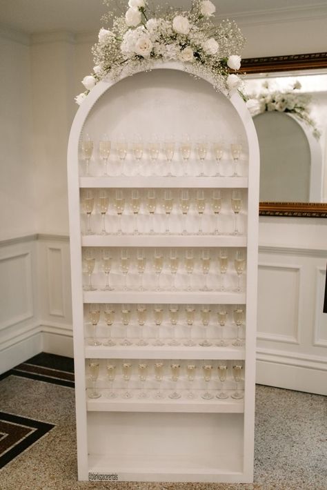 These classy champagne walls are a best seller for a reason. They can be used for so many purposes and styled many different ways. You can book 1 or both by messaging us today!

Featuring: (2) 3x7 Champagne Walls Bookcase Champagne Wall, Champagne Shelf Display Wedding, Champagne Bookshelf, Champagne Shelf Wedding, Champagne Wall Display, Diy Champagne Wall, Champagne Wall Wedding, Perfume Booth, Champagne Display