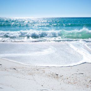 One of the Emerald Coast's most beautiful and underrated attractions, Opal Beach offers gorgeous scenery in a relaxed setting, where you can enjoy the visual spectacle of sun and sand while avoiding typical beach crowds. Stop by for the most peaceful beach experience imaginable. Opal Beach Florida, Peaceful Beach, Beach Things, Water Surfing, Navarre Beach, Beach Dog, Gorgeous Scenery, Pensacola Beach, Emerald Coast