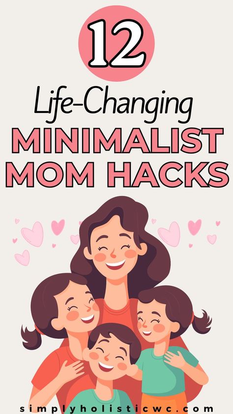 12 Minimalist Living Tips for Moms Minimalist Tips Simple Living, How To Simplify Your Life, Minimalist Hacks, Minimalist Tips, Simplify Your Home, Minimalist Living Tips, Minimalist Mom, Workplace Productivity, Tips For Moms