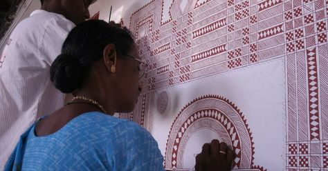 Chittara Painting, Chittara Art, Conservation Art, Positive News, Sustainable Business, Indigenous Art, Love At First Sight, The Community, Traditional Art