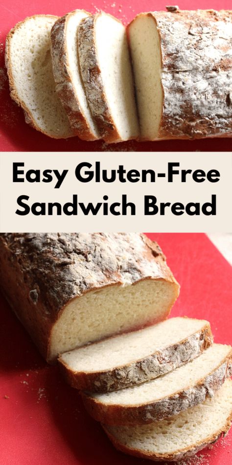 Gluten Free Bread Recipe No Yeast, Gluten Free Yeast Free Bread, Yeast Free Bread, Yeast Free Diet, Yeast Free Recipes, Gluten Free Sandwich Bread, Yeast Free Breads, Gluten Free Bread Recipes, Gluten Free Sandwiches