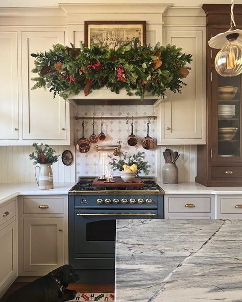 Bethany Khan | Interior Design + Sustainable Living (@arcadianrevival) • Instagram photos and videos Arcadian Revival, Farmhouse Christmas Kitchen, New Home Ideas, Christmas Kitchen Decor, Holiday Kitchen, Saratoga Springs, Farmhouse Christmas Decor, Cottage Kitchen, Custom Decor