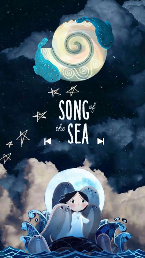 Anyone else remember this movie #songofthesea #nostalgia #folklore #music #movie #soundtrack #lullaby #loveit #calm #sea #ocean #blue #wallpaper Song Of The Sea Background, Song Of The Sea Wallpaper, Song Of The Sea Art, Ocean Blue Wallpaper, The Song Of The Sea, Wolf Walkers, Art Avatar, Cartoon Saloon, Celtic Legends