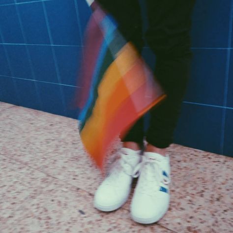 lgbt rainbow flag adidas originals adidas neo white Spotify Playlist Covers, Gay Aesthetic, Lgbt Love, Rainbow Aesthetic, Playlist Covers, Redhead Girl, Rainbow Flag, Start A Blog, Lgbtq Pride