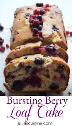 Breakfast Loaf Cake, Best Loaf Recipes, Blackberry Loaf Cake, Blueberry Loaf Cake Recipes, Moist Loaf Cake Recipes, Sweet Loaf Recipes, Breakfast Loaf Recipes, Dessert Loaf Recipes, Breakfast Loafs