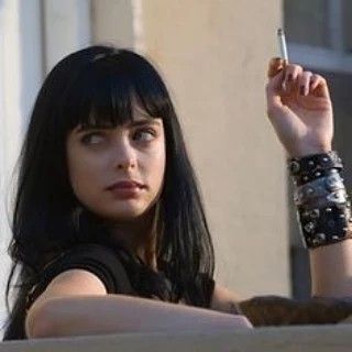 Jane From Breaking Bad, Black Hair Bangs, Krysten Ritter, Pinned Post, Don't Waste Your Time, Short Bangs, Pfp Ideas, Mia 3, Long Curly Hair