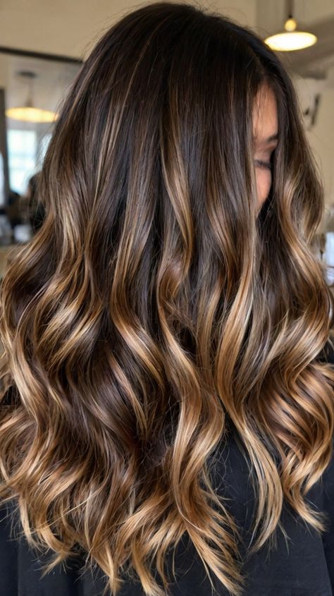 💁 Flawless Brown Hair With Dark Roots fall bronde balayage | Classic Innovation Hair Biolage Color Balayage Brunettes, Dark Brunette Balayage Hair Blonde, Blond Balayage On Black Hair, Balyage Long Hair Brunette To Blonde, Full Balayage Brunettes, Dark To Light Balayage, Bronde Balayage Brunettes, Brown Hair With Dark Roots, Braided Balayage