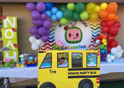 Cocomelon Party Set Up Ideas, Cocomelon Candy Table, Birthday Cocomelon, Cocomelon Family, Cocomelon Theme, Coco Melon, Cocomelon Birthday, Backdrops Kids, Hedgehog Birthday