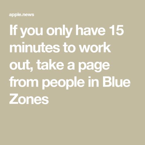 Blue Zones Lifestyle, Blue Zone, Blue Zones, Easy A, Workout Tips, Health Plan, High Protein, Workout Programs, Work Out