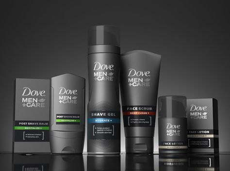 Dove Men + Care Face on Packaging of the World - Creative Package Design Gallery Men Skincare Products, Mens Skin Care Packaging, Grey Packaging, Men Skincare, Cosmetic Packaging Design, Skin Care Packaging, Skincare Packaging, Dove Men Care, Shave Gel