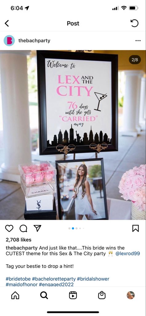 Bride And The City Bachelorette, Satc Bachelorette, Bachelorette Party Nyc, City Bachelorette, Bach Bash, Bachelorette Planning, Awesome Bachelorette Party, Bachelorette Ideas, Wedding Journal