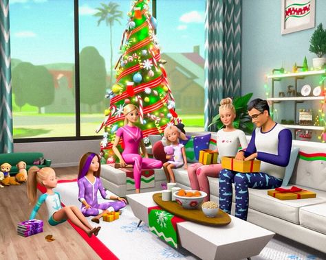 Barbie Dreamhouse Adventures Aesthetic, Barbie Disney, Christmas Episodes, Barbie Vibes, Barbie Dreamhouse, Barbie Sisters, Barbie Cartoon, Barbie Images, Cafe House