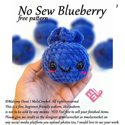 All posts • Instagram Crochet Blueberry Pattern Free, Blueberry Crochet Free Pattern, Blueberry Crochet, Crochet Blueberry, Amigurumi Food, September Challenge, Crochet Weaves, Crochet Food, Crochet Amigurumi Free