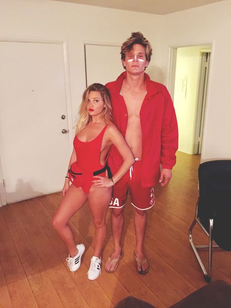 couples halloween costume life guard Couples Lifeguard Costumes, Life Guard Costume Couple, Lifeguard Couple Costume, Lifeguard Costume, Guard Costume, 2017 Halloween Costumes, Halloween Fits, Hot Halloween, Halloween Couples