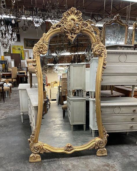 Le Chateau European Interiors on Instagram: “Mirror, mirror on the wall...🪞This 19th century mirror is SO beautiful and grand. Plus, it has Beauty and The Beast written all over it -…” Beauty And The Beast Furniture, Beauty And The Beast Room, Beauty And The Beast Mirror, European Interiors, Dream Closet Design, Dream Farm, Full Body Mirror, Mirror Mirror On The Wall, Mirror On The Wall