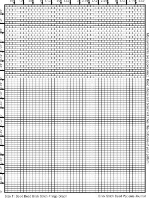 Size 11 bead Brick Stitch and Fringe Graph Paper free beading graph paper with pdf download.  http://brickstitchbeadpatterns.blogspot.com Diy Beading Board, Brick Stitch Graph Paper, Beadwork Patterns Beading Techniques, Seed Bead Graph Paper, Bead Graph Paper, Brick Stitch Tutorial, Printable Graph Paper, Beading Netting, Beadwork Designs