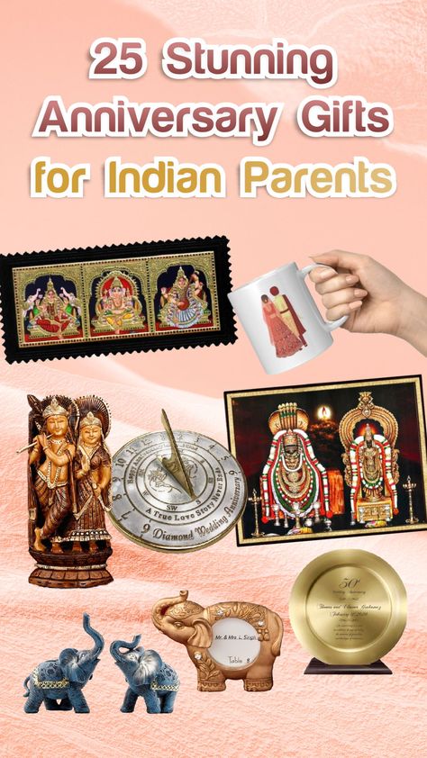 From meaningful traditional memorabilia to romantic and thoughtful anniversary gifts for Indian parents, those great items will impress your Indian parents. Let’s check this out! 25th Anniversary Gifts For Parents, Gifts For Parents Anniversary, Wedding Anniversary Gifts For Parents, Anniversary Gift For Parents, Parents Anniversary Gift, 35th Anniversary Gifts, Good Gifts For Parents, 25 Wedding Anniversary Gifts, 25th Anniversary Gift