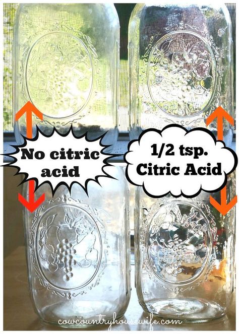 Cloudy Glasses, Country Housewife, Citric Acid Uses, Diy Dishwasher Detergent, Dishwasher Tabs, Hard Water Spots, Cleaning Essentials, Dishwasher Pods, Best Dishwasher