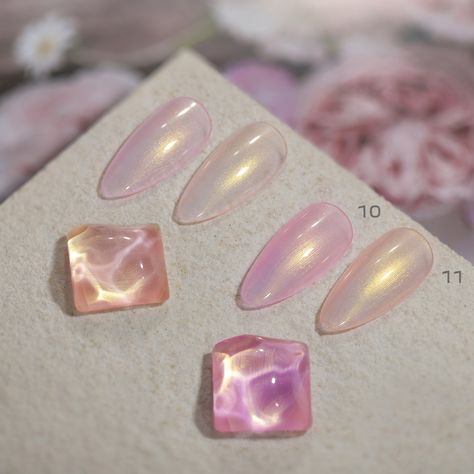 Pearlescent Gel Nails, Shell Nail Design, Pearlescent Nails, Nail Polish Product, Nail Pearl, Color For Nails, Delivery Pictures, Gel Polish Colors, Nail Supply