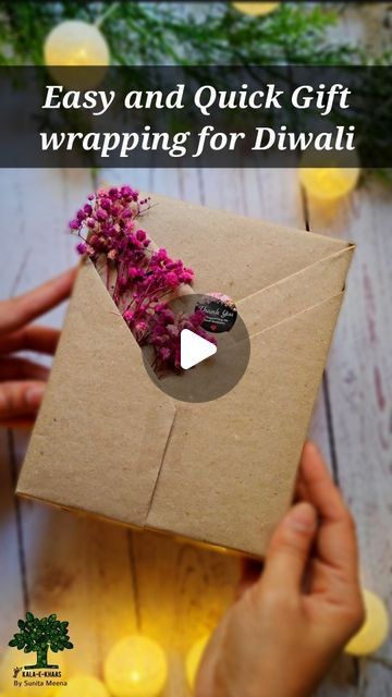 Diy Wrapping Ideas, Fun And Easy Diys, Diy Wrapping, Easy Diys, Wrapped Gifts, Diwali Diy, Quick Gifts, Love And Happiness, Joy And Happiness