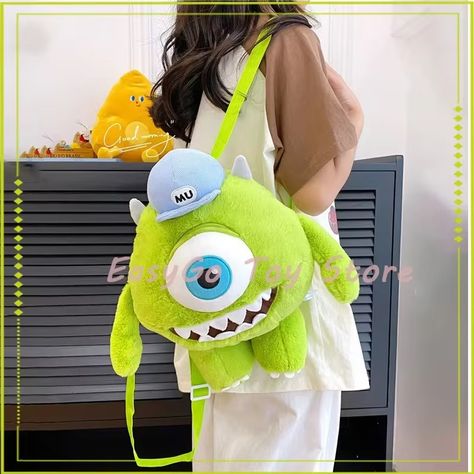 32cm Monster University Plush Backpack Monster Mike Wazowski Anime Figure Crossbody Bags Soft Kawaii Decor Plushies Toys Gift - AliExpress 26 33 Birthday, Kawaii Decor, 33rd Birthday, Mike Wazowski, Plush Backpack, Monster University, Anime Figures, Toys Gift, Crossbody Bags