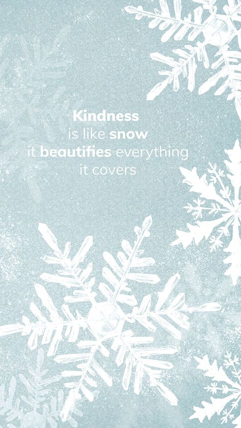 Snow Instagram Story, Winter Wonderland Aesthetic, Snowflake Quote, Cell Wallpaper, Winter Wonderland Wallpaper, Winter Iphone, Iphone Wallpaper Winter, Narnia Books, Winter Quotes