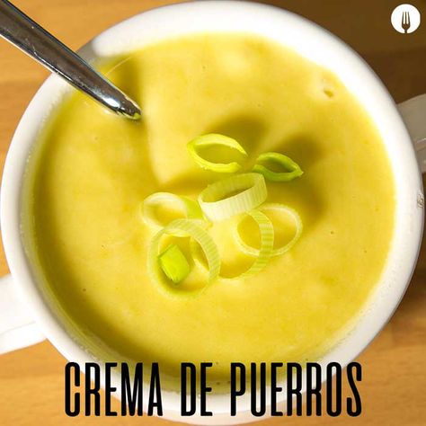 Crema de Puerros - Recetas de Cocina Casera - Recetas fáciles y sencillas Low Fodmap, Wonton Soup, Wine Recipes, Healthy Life, Salsa, Easy Meals, Chips, Snacks, Fruit