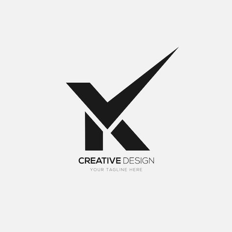 Art Logo Ideas Creative, K Logo Design Letter, X Logo Design Letter, Kv Logo, K Monogram Logo, Best Company Names, K Letter Logo, K Logo Design, Elements Logo