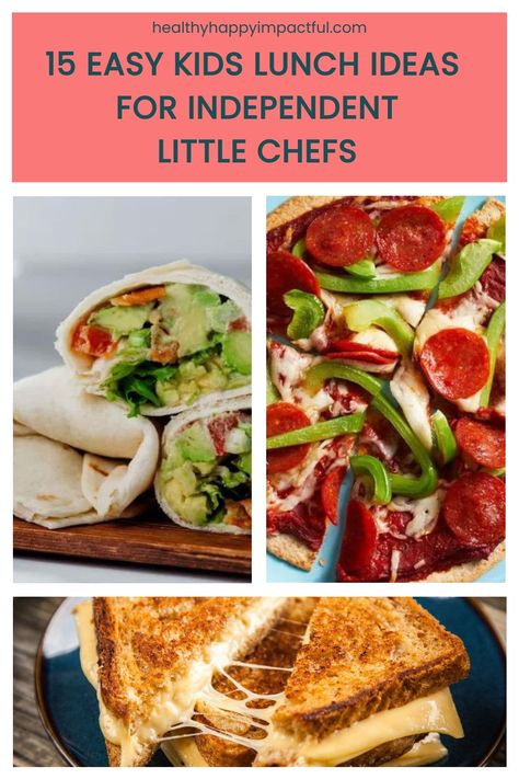 15 easy lunch ideas for kids, including wraps, pizza, and grilled cheese sandwiches. Healthy Summer Lunches, Summer Lunches For Kids, Easy Lunches To Make, Summer Lunch Ideas, Veggie Roll Ups, Lunches For Kids, Fun Lunches, Easy Lunches For Kids, Summer Lunches