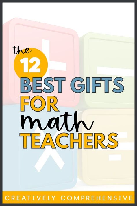 Looking for a gift for the math-loving teacher in your life? This guide has 12 unique math gifts for you to check out. From teacher tees to nameplates to stationery...we've got you covered! Make sure to grab something for your favorite math teacher (or even yourself)! Gifts For Math Teachers, Teacher Stationary, Teacher Thank You Notes, Math Gifts, Number Gifts, Math Gift, Thumb Prints, Math Numbers, Teacher Thank You