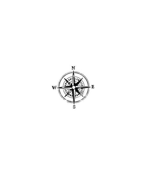 Compass Rose Tattoo Simple, Compass Tattoo Simple, Sextant Tattoo, Compas Tattoo, Small Compass Tattoo, Simple Compass Tattoo, Compass Tattoos, Simple Compass, Compass Rose Tattoo