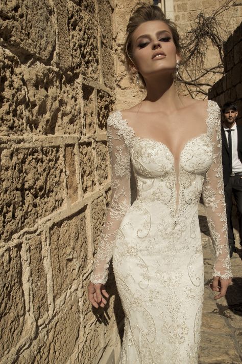 https://www.galialahav.com/bridal/couture/la-dolce-vita/navona/ Galia Lahav Wedding Dress, Organza Wedding Dress, Wedding Gowns With Sleeves, Lace Wedding Dress With Sleeves, Galia Lahav, Bridal Musings, Backless Wedding, Used Wedding Dresses, A Wedding Dress