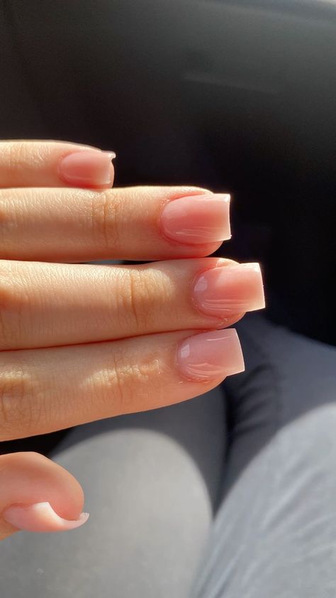 Looking for simple yet stunning nail designs? Check out these basic nails ideas that are perfect for any season! From elegant nude shades to playful polka dots, these designs are easy to achieve and look fabulous. Ideal for those who love a clean and polished look without too much fuss. Get ready to transform your nails with these trendy and timeless ideas. #BasicNailsIdeas #NailDesigns #NailTrends #EasyNailArt #NailGoals #NailStyle #DIYNails #NailFashion Short Nails Acrylic Natural Color, Nail Art Simple Square, Short Acyrilics Nails Simple, Natural Tips Nails Simple, Hoco Nails Short Square, Simple Nails Natural Nail, Short Nail 2024 Trends, Cute Short School Nails, Small Acyrilics Nails