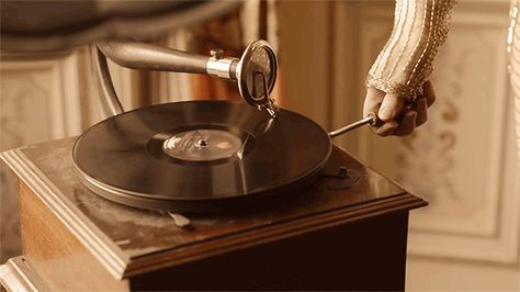 Banner Gif, Nick Fury, Academia Aesthetic, Beige Aesthetic, Aesthetic Gif, Record Player, Aesthetic Videos, Dark Academia, Turntable