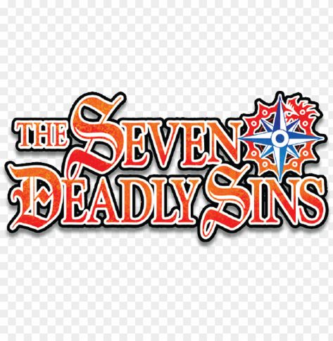 Anime Title Logo, Lancelot Hero, 7deadly Sins, Anime Logos, Anime Logo, Disney Decals, Nerd Games, Logo Clipart, The Seven Deadly Sins