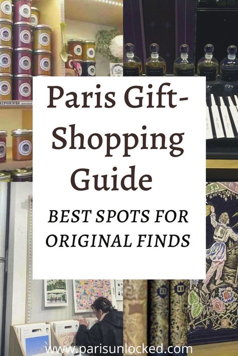 It can be all too easy to stumble into souvenir shops in #Paris that are humdrum and expected. Where to find #Parisian #gifts that are original, authentic and inspiring? We give you our insider secrets to the best spots, from #gourmet #markets to #artisan #boutiques and workshops. #shopping 🎁 Inspiring Gifts, Paris Gifts, Paris Shopping, Souvenir Shop, Visit Europe, Dream Travel Destinations, Paris Travel, Beautiful Places To Visit, European Travel