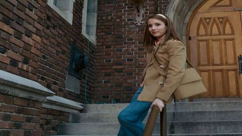 Poppy Farrell at Blight's Academy Train Platform, Nancy Drew, Emma Roberts, Poppies, Mood Board, Trench Coat, Google Search