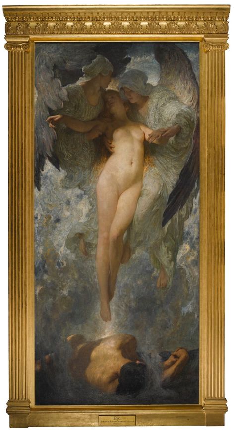 Solomon Joseph Solomon R.A., P.R.B.A.1860-1927EVEoil on canvas122 by 56 in.310 by 142.2 cm Solomon Joseph Solomon, Rennaissance Art, English Art, Classic Paintings, Old Paintings, Romantic Art, Ethereal Art, Classical Art, Old Art