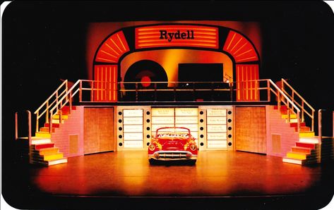 Set Design | Tricia MacNeil Baldwin Grease Broadway, Musical Grease, Grease Outfits, The Grinch Who Stole Christmas, Grease Movie, Grease Is The Word, Teaching Theatre, A Charlie Brown Christmas, Grease Musical