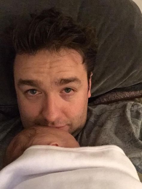 Comedian Jason Manford shared a photo of his new baby daughter on Facebook in the early hours of a Monday morning, with the caption "Well knackered innit.” | 20 January 2015 | #Stockport Jason Manford, Baby Daughter, Greater Manchester, Monday Morning, New Baby, Comedians, First Time, New Baby Products, The First