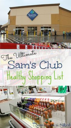 The Ultimate Healthy Sam’s Club Shopping List - best clean eating options in bulk! | Running in a Skirt #SamsClubMag #CollectiveBias #ad Sams Club Shopping, Weight Watcher Shopping List, Paleo Shopping List, Healthy Shopping List, Sam’s Club, Sport Videos, Keto Shopping List, Paleo Recipes Easy, Healthy Grocery List