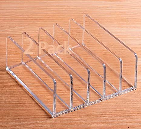 Mail Organizer Countertop, Acrylic Desk Organizer, Desk Drawer Organisation, Storage Closet Shelving, Makeup Palette Organization, Money Organizer, Palette Organizer, Clear Desk, Mail Sorter