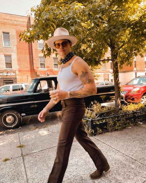 Pat-Rat on Instagram: "It’s a coffee RUN kinda day. 🏃‍♂️ ☕️" Cowboy Men Outfit, Mens Cowboy Style, Cowboy Outfit Men, Mens Cowboy Boots Outfit, Urban Cowboy Style, Stampede Outfit, Cowboy Outfit For Men, Cowboy Boot Outfits, Dapper Gentleman Style