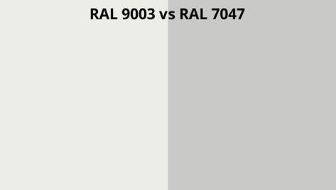 Ral Colour Chart, Colour Chart, Ral Colours, Side By Side, Paint Job, Color Chart, Grey And White, Siding, Home Decor Decals