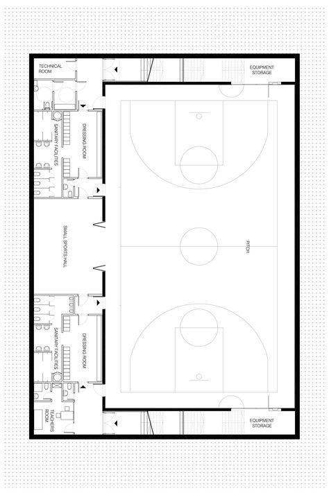 School Layout Plan, Architecture Desk, Elementary School Architecture, School Floor Plan, High School Plan, Architecture Site Plan, Gym Plan, Stadium Architecture, Architecture Design Process