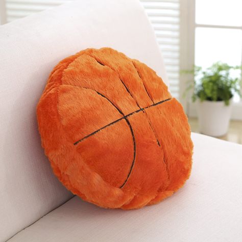 PRICES MAY VARY. √Premium Material -- Our throw pillow made of high quality plush and stuffed with feather silk cotton, ultra soft touch feeling, skin-friendly, breathable, strong resilience, washable and durable for long time using √Sports Themed -- The plush huggin pillow designed to be basketball, soccer and rugby shape, realistic and vivid appearance, perfect for sporting event, rugby clubs, basketball parties, soccer parties, games, themed parties and more. It’s an ideal gift for Christmas, Basketball Theme Room, Basketball Room, Bola Basket, Soft Throw Pillows, Plush Sofa, Sports Decorations, Sofa Throw Pillows, Fluffy Pillows, Plush Pillow