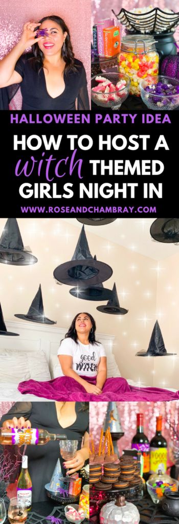 How to Host a Witchy Girls Night In (Halloween Party Idea) Themed Girls Night, Witches Night Out, Witch Party, Girls Night In, Girls Night Party, Wake Up Early, Adult Halloween Party, Halloween Party Themes, Theme Halloween