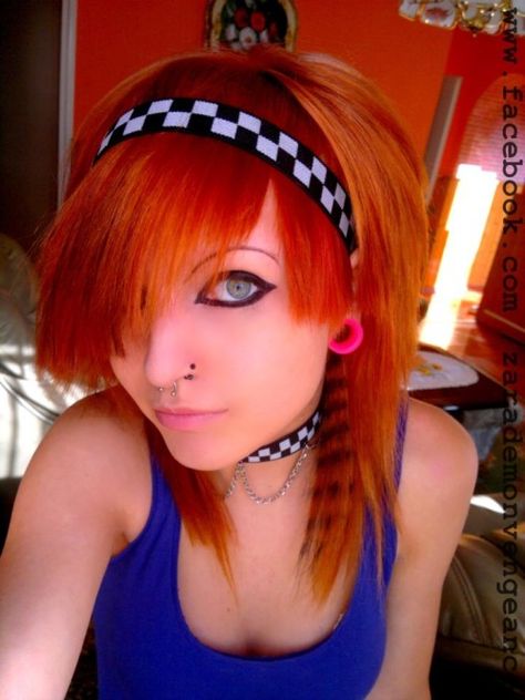 Ugly Gingers, Ginger People, Alt Subcultures, 2000s Emo, Ginger Girls, Emo Hair, Scene Girls, Scene Fashion, Scene Emo